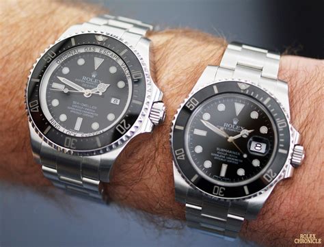 rolex sea dweller deepsea vs submariner|seadweller vs submariner.